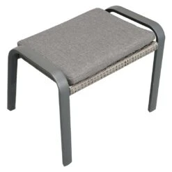 Ploß Tuvalu Hocker Aluminium/Geflecht Grau -Garten Paradies Verkauf ploss tuvalu hocker aluminium geflecht 1367457 10