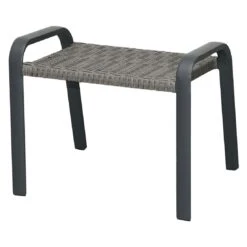 Ploß Tuvalu Hocker Aluminium/Geflecht Grau -Garten Paradies Verkauf ploss tuvalu hocker aluminium geflecht 1367457 5