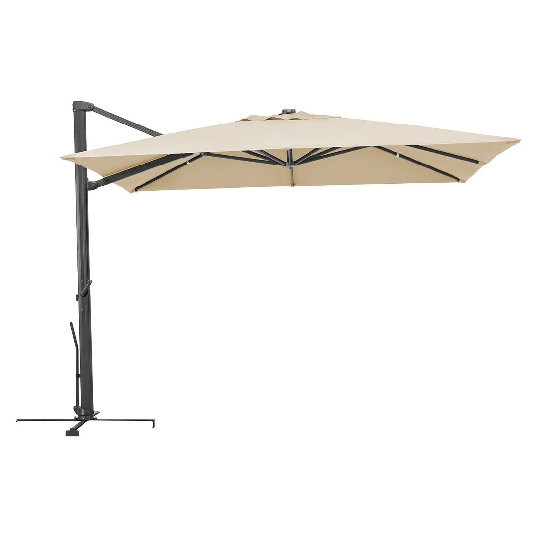 Schneider® Schneider Rhodos Smart Ampelschirm 300x300cm Natur 1 Schneider® Schneider Rhodos Smart Ampelschirm 300x300cm Natur