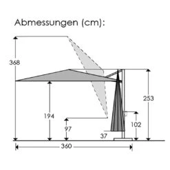 Schneider® Schneider Rhodos Smart Ampelschirm 300x300cm Natur 14 Schneider® Schneider Rhodos Smart Ampelschirm 300x300cm Natur -Garten Paradies Verkauf schneider rhodos smart ampelschirm 300x300cm 1357304 3