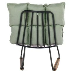 Schöner Wohnen Leska Schaukelstuhl Inkl. Hocker Aluminium/Sunbrella Schwarz/Salbei -Garten Paradies Verkauf schoener wohnen leska schaukelstuhl ink hocker aluminium sunbrella 1470527 4