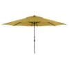 Schöner Wohnen Savaneta Mittelstockschirm 300x300cm Aluminium/Polyester Schwarz/Senf