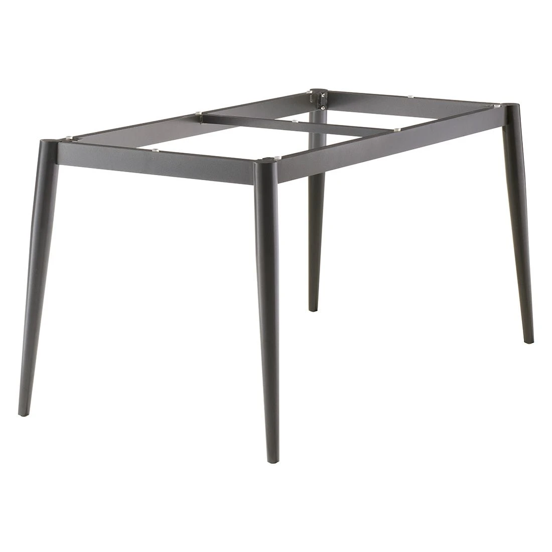 Sieger Gartentisch-Gestell 140x70 Cm Aluminium/Rundrohr Eisengrau 1 Sieger Gartentisch-Gestell 140x70 Cm Aluminium/Rundrohr Eisengrau