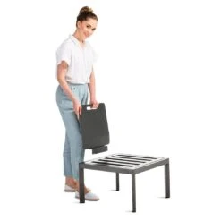 Sieger Lugo Lounge Basis Aluminium Eisengrau -Garten Paradies Verkauf sieger lugo basis aluminium mit polyesterbeschichtung eisengrau 1262231 3