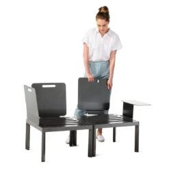 Sieger Lugo Lounge Basis Aluminium Eisengrau -Garten Paradies Verkauf sieger lugo basis aluminium mit polyesterbeschichtung eisengrau 1262231 4