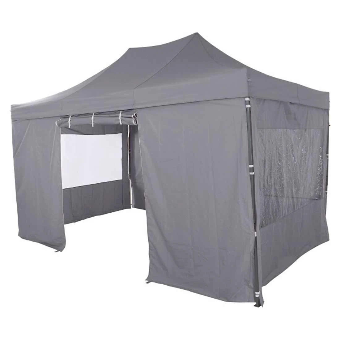 Siena Garden Allrounder Gartenpavillon 450x300cm Stahl/Polyester Grau/Hellgrau 1 Siena Garden Allrounder Gartenpavillon 450x300cm Stahl/Polyester Grau/Hellgrau