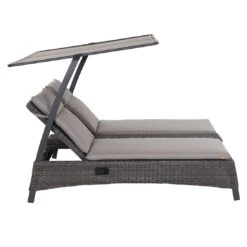 Siena Garden Corido Daybed Inkl. Dach Aluminium/Gardino-Geflecht Matt Anthrazit/Charcoal Grey -Garten Paradies Verkauf siena garden corido daybed inkl dach aluminium gardinor geflecht 1437582 5