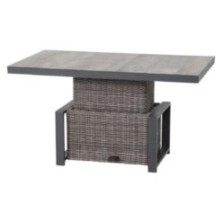Siena Garden Corido Dininglounge 5-teilig Aluminium/Geflecht Anthrazit/Charcoal Grey -Garten Paradies Verkauf siena garden corido loungeecke 5 teilig aluminium geflecht 7