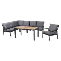 Siena Garden Londra Eck-/Endmodul Aluminium/Ranotex Anthrazit/Schwarz-Silber -Garten Paradies Verkauf siena garden londra endmodul aluminium ranotex 1353025 6