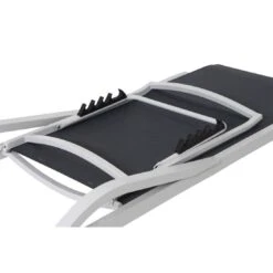 Siena Garden Milos Gartenliege Aluminium/Ranotex® Matt Weiß-Grau/Silber-Schwarz -Garten Paradies Verkauf siena garden milos rollliege aluminium ranotexr matt weiss grau silber schwarz 1093788 12