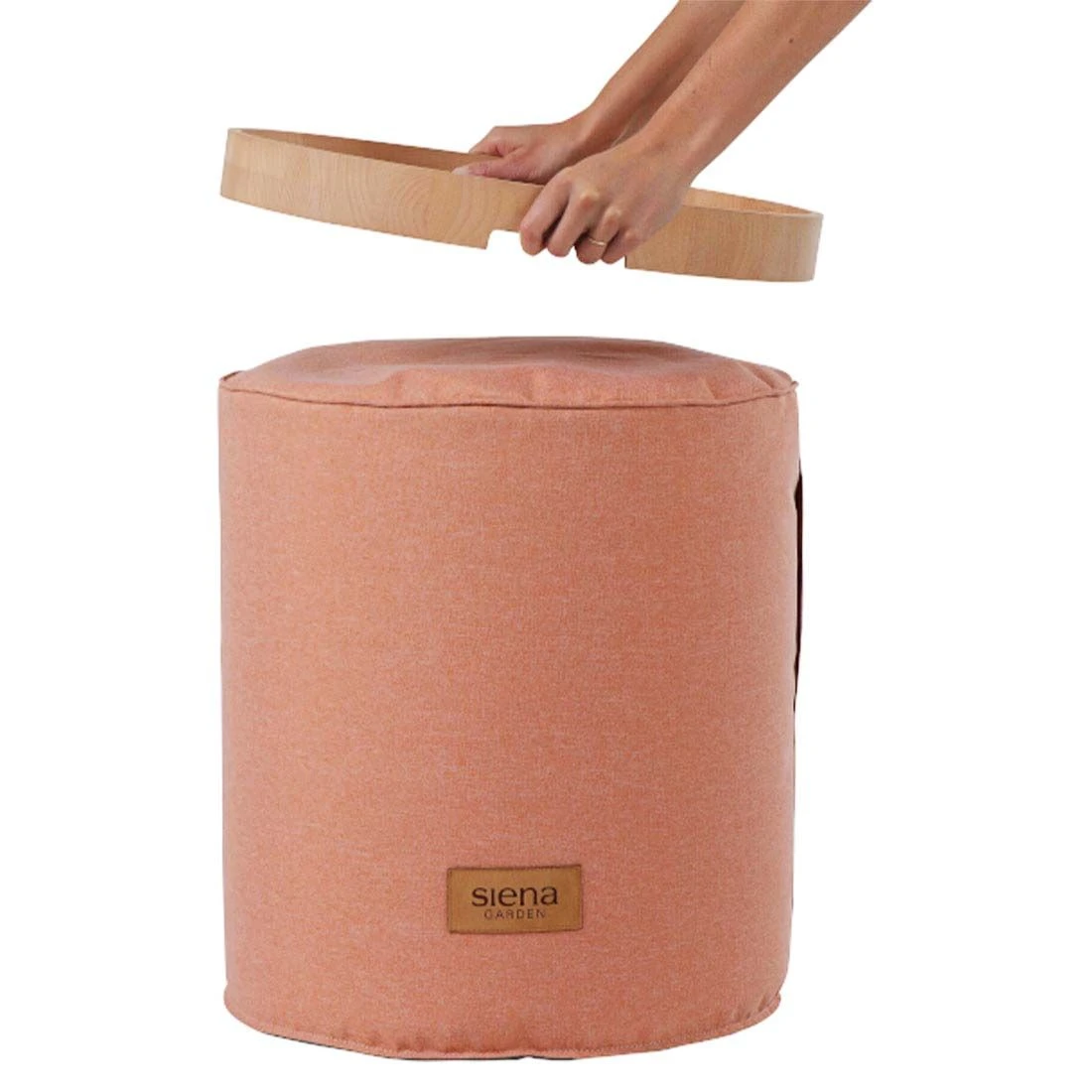 Siena Garden .U Holztablett Buche Ø45 Cm Natur 2 Siena Garden .U Holztablett Buche Ø45 Cm Natur – Bild 2