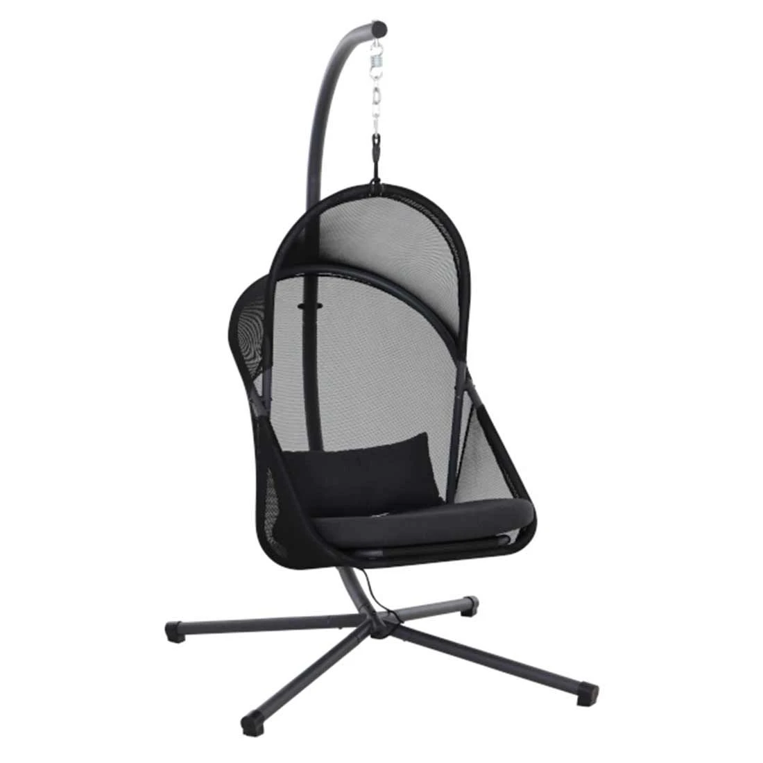 Siena Garden Yobaya Hängesessel Stahl/Polyester Inkl. Kissen Anthrazit/Cool Black 1 Siena Garden Yobaya Hängesessel Stahl/Polyester Inkl. Kissen Anthrazit/Cool Black