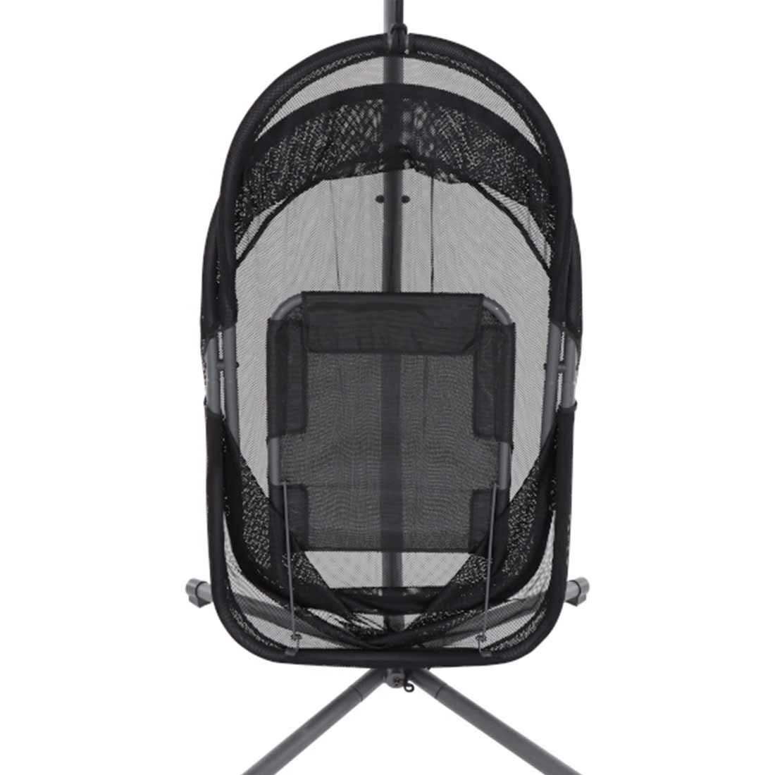 Siena Garden Yobaya Hängesessel Stahl/Polyester Inkl. Kissen Anthrazit/Cool Black 6 Siena Garden Yobaya Hängesessel Stahl/Polyester Inkl. Kissen Anthrazit/Cool Black – Bild 6