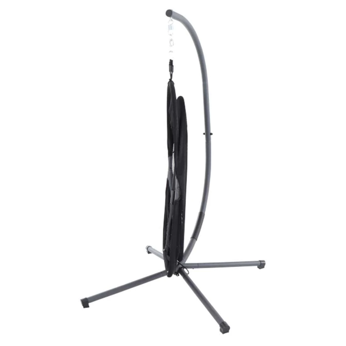 Siena Garden Yobaya Hängesessel Stahl/Polyester Inkl. Kissen Anthrazit/Cool Black 8 Siena Garden Yobaya Hängesessel Stahl/Polyester Inkl. Kissen Anthrazit/Cool Black – Bild 8