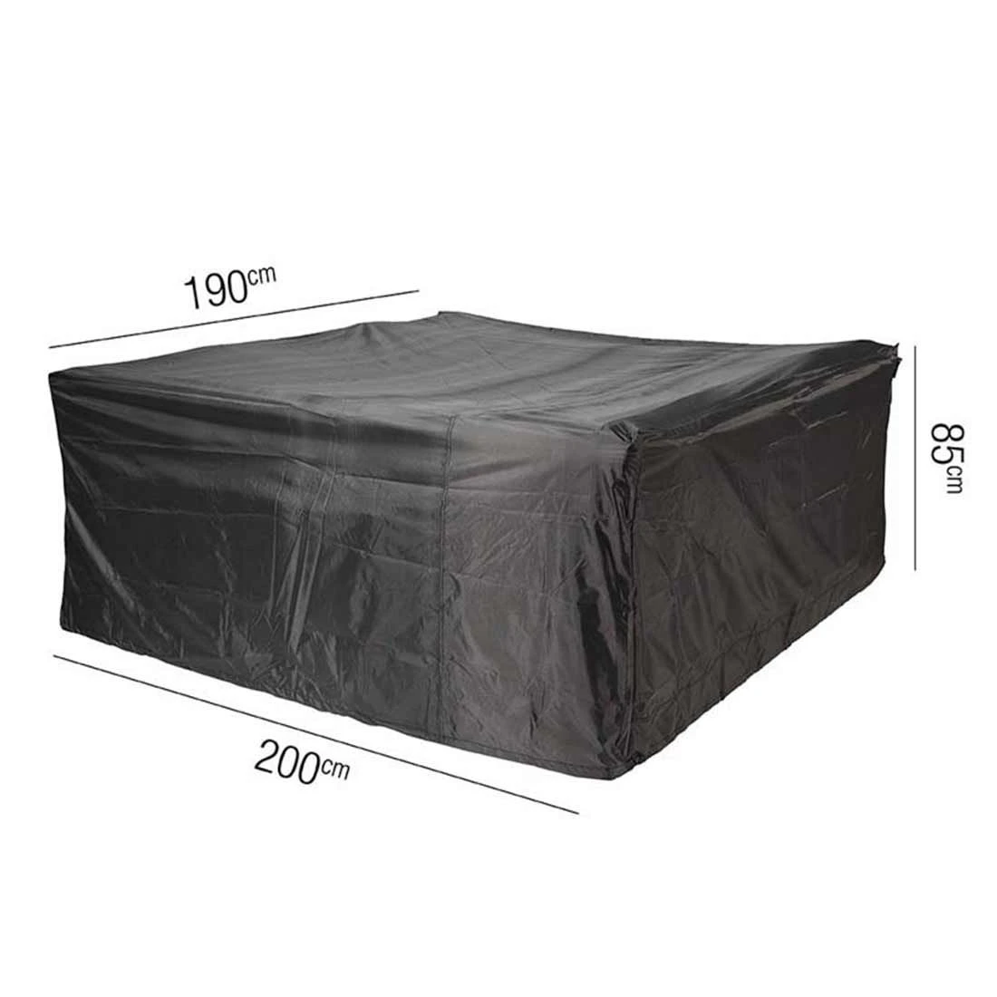 AeroCover Gartenmöbel-Set Schutzhülle 200x190x85cm Polyester Uni Anthrazit 2 AeroCover Gartenmöbel-Set Schutzhülle 200x190x85cm Polyester Uni Anthrazit – Bild 2