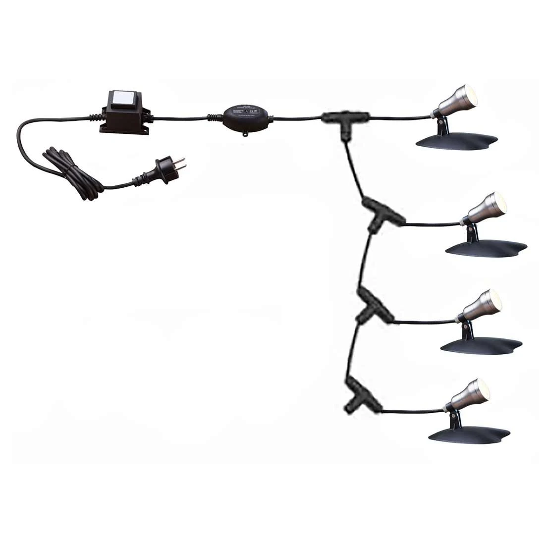 OUTLIV. Smart Light Spot Metall Silber/Schwarz 3 OUTLIV. Smart Light Spot Metall Silber/Schwarz – Bild 3