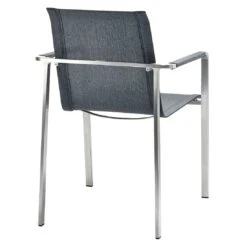 Solpuri Jazz Stapelsessel Edestahl/Textilene Silber/Coal -Garten Paradies Verkauf solpuri jazz stapelsessel edestahl textilene 1465643 4