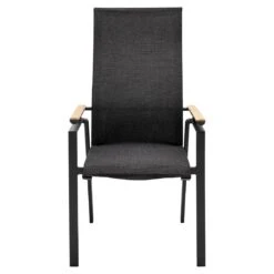 Solpuri Soul Gartensessel Aluminium/Textilene/Teak Anthrazit/Coal -Garten Paradies Verkauf solpuri soul verstellsessel aluminium textilene teak 1465676 3