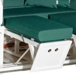 SonnenPartner Classic Strandkorb Geflecht/Fichte Weiß/Moosgrün 10 SonnenPartner Classic Strandkorb Geflecht/Fichte Weiß/Moosgrün -Garten Paradies Verkauf sonnenpartner classic strandkorb geflecht fichte 1469405 5