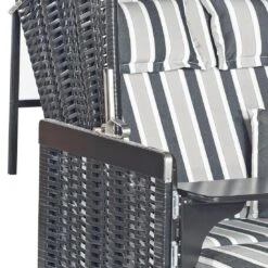 SonnenPartner Konsul Strandkorb Geflecht/Fichte Schwarz/Filo Tomba 7 SonnenPartner Konsul Strandkorb Geflecht/Fichte Schwarz/Filo Tomba -Garten Paradies Verkauf sonnenpartner konsul strandkorb geflecht fichte 1469372 3