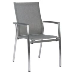 Stern Mika Gartenmöbel-Set 5-tlg. Tisch 180x100cm Silber/Leinen Grau -Garten Paradies Verkauf stern mika gartenmoebel set 5 tlg tisch 180x100cm 1490074 3