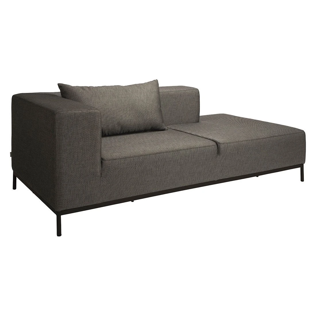 Stern Taavi Eck-/Endmodul Aluminium/Outdoorstoff Schwarz Matt/Seidenschwarz 1 Stern Taavi Eck-/Endmodul Aluminium/Outdoorstoff Schwarz Matt/Seidenschwarz