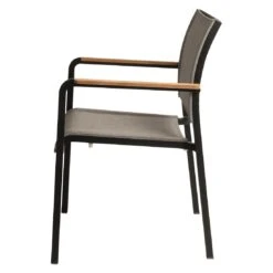 Stern Tilo Dining Stapelsessel Aluminium/Textilene Schwarz Matt/Leinen Grau 14 Stern Tilo Dining Stapelsessel Aluminium/Textilene Schwarz Matt/Leinen Grau -Garten Paradies Verkauf stern tilo stapelsessel aluminium textilene 1362903 4