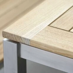 Stern Tischplatte Teak Natur -Garten Paradies Verkauf stern tischplatte 200x100 cm teakholz 5