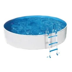 Summer Fun Corsika Stahlwandbecken Ø240x90 Cm / Skimmerfilter Weiß