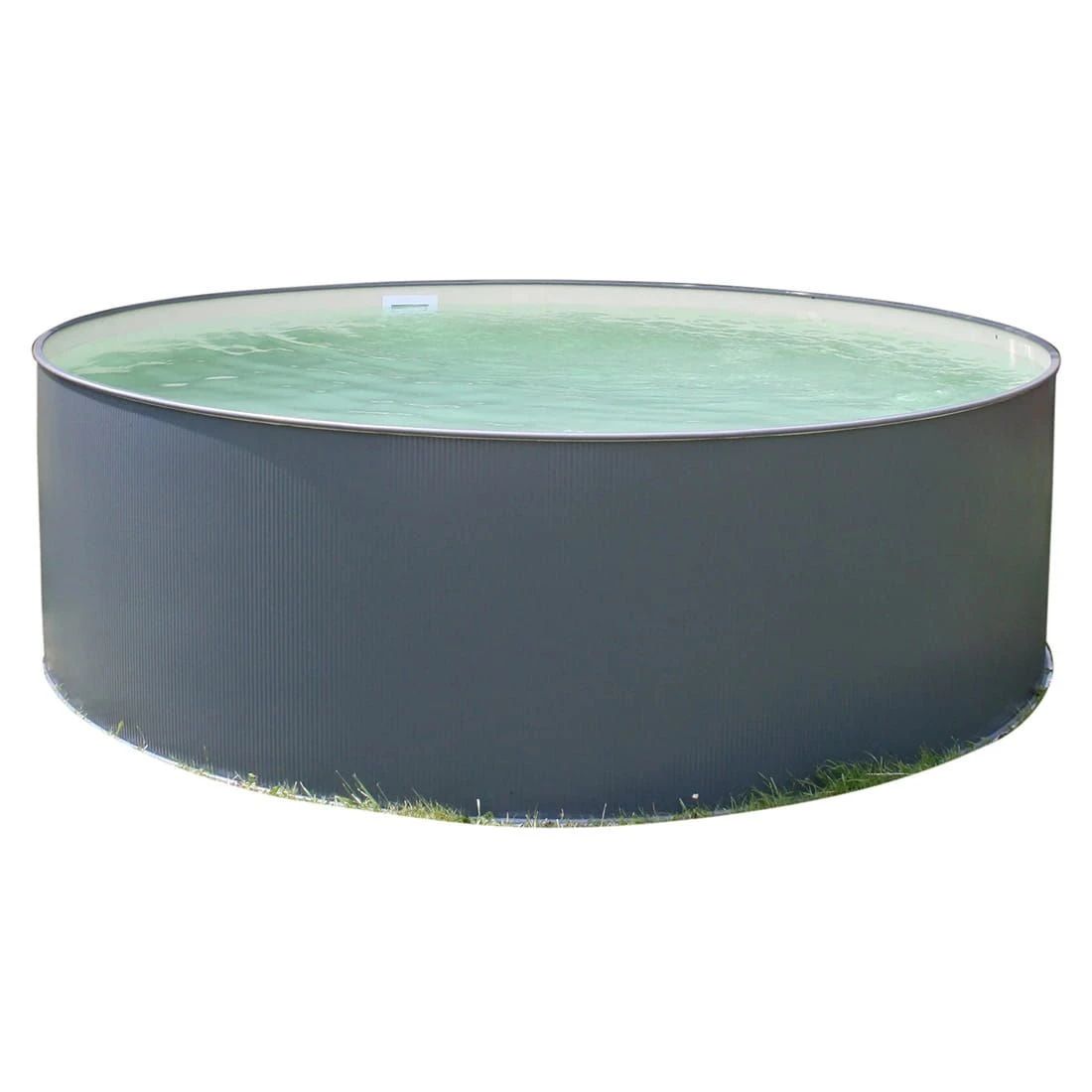 Summer Fun Rundbecken-Set 450x120cm 6-teilig Anthrazit 2 Summer Fun Rundbecken-Set 450x120cm 6-teilig Anthrazit – Bild 2