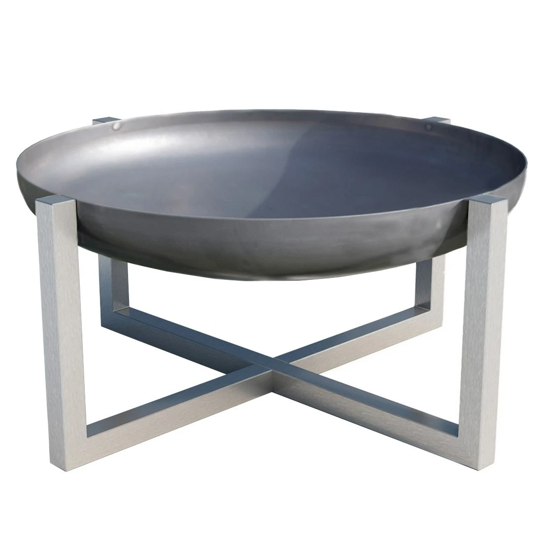 SvenskaV Cross XXL Feuerschale Ø63cm Edelstahl Schwarz 1 SvenskaV Cross XXL Feuerschale Ø63cm Edelstahl Schwarz