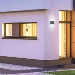 Trio Leuchten Thames II Außenwandbeleuchtung Aluminium Druckguss / Glas Anthrazit -Garten Paradies Verkauf trio leuchten thames ii wandleuchte aluminium druckguss 1309564 4