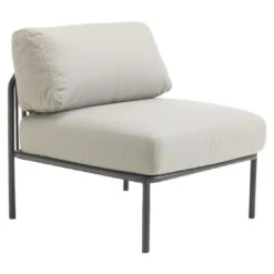 Vermobil Key West Mittelmodul Stahl/Rope Schwarz/Grau/Fango