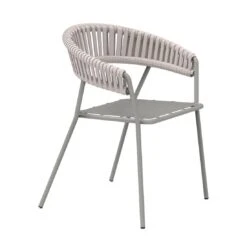 Vermobil Key West Stapelsessel Stahl/Rope Fango