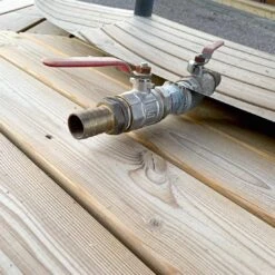 Wolff Finnhaus Hot Tub Grau -Garten Paradies Verkauf wolff finnhaus badebottich hot tub mit thermodeckel ofen durchm200cm 1400908 7