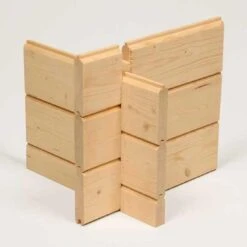 Wolff Finnhaus Bornholm 40-A Typ 2 Gartenhaus 290x240cm Mit Halbglas-Tür Natur -Garten Paradies Verkauf wolff finnhaus bornholm 40 a typ 2 290x240cm mit halbglas tuer 1401106 4