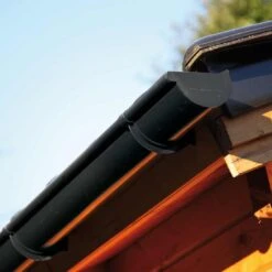 Wolff Finnhaus Dachrinne Anna Mit Terrasse Kunststoff Anthrazit