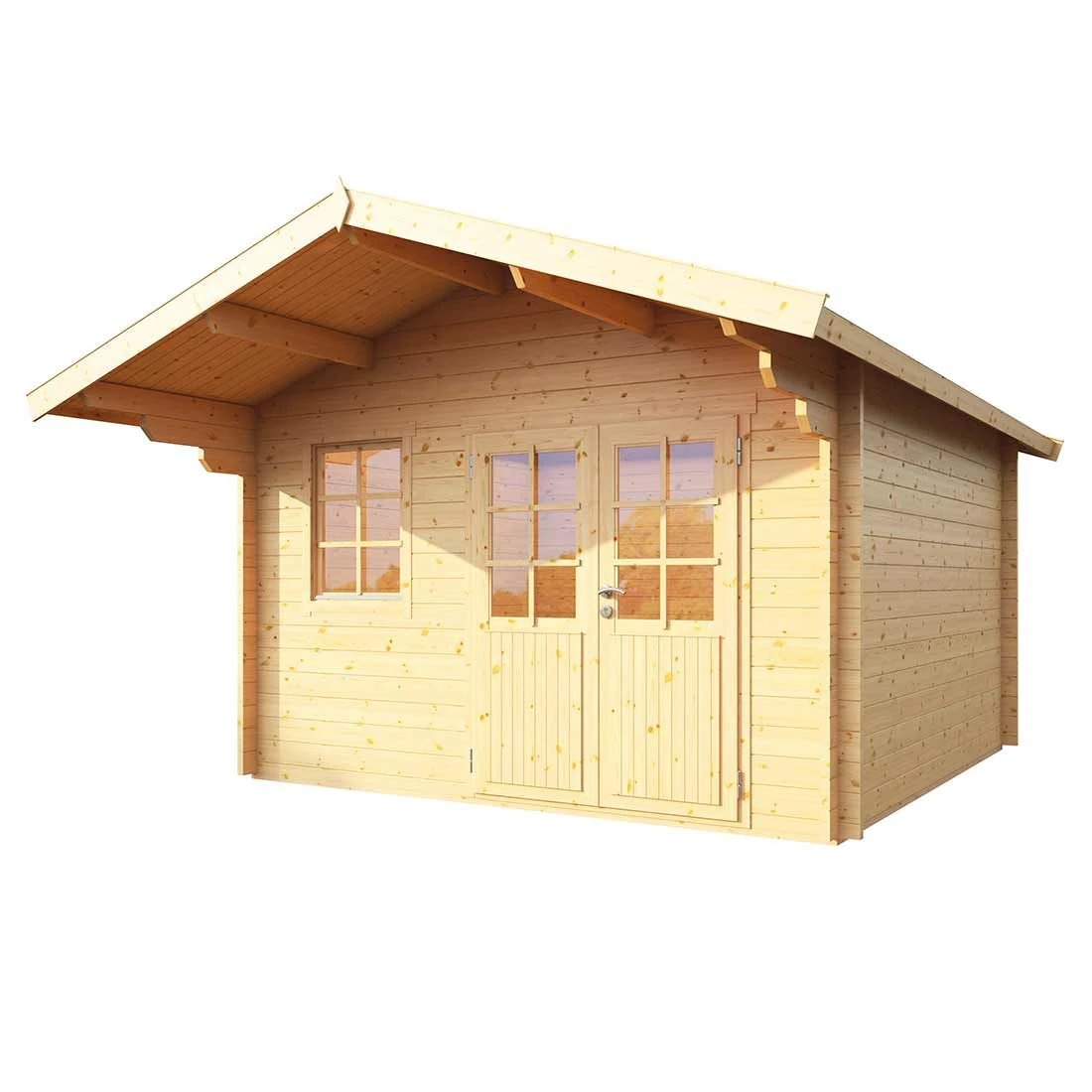 Wolff Finnhaus Lisa 44-A Gartenhaus Natur 1 Wolff Finnhaus Lisa 44-A Gartenhaus Natur