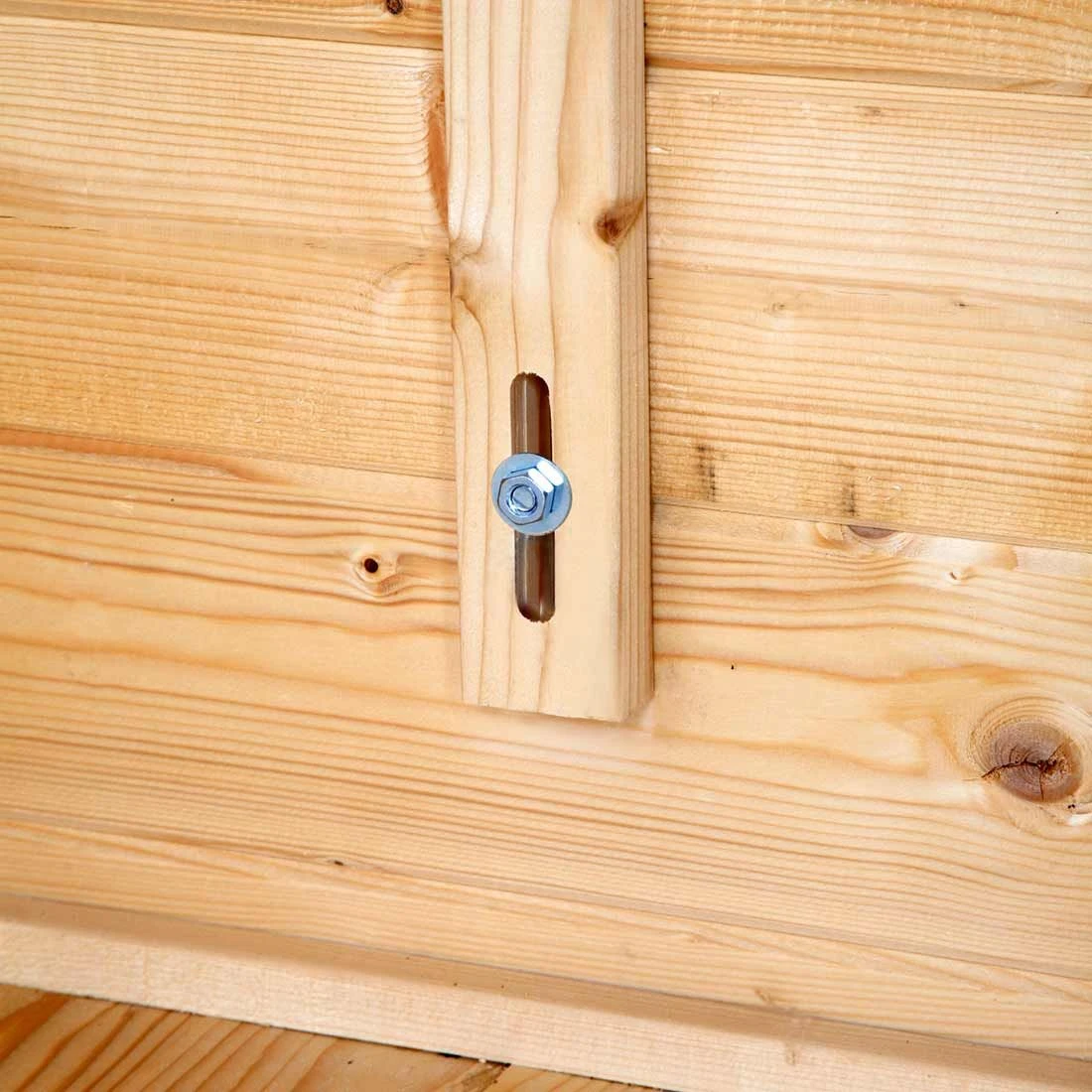 Wolff Finnhaus Lyon B Gartenhaus 230x230cm Inkl. Fußboden+Doppeltür Natur 3 Wolff Finnhaus Lyon B Gartenhaus 230x230cm Inkl. Fußboden+Doppeltür Natur – Bild 3