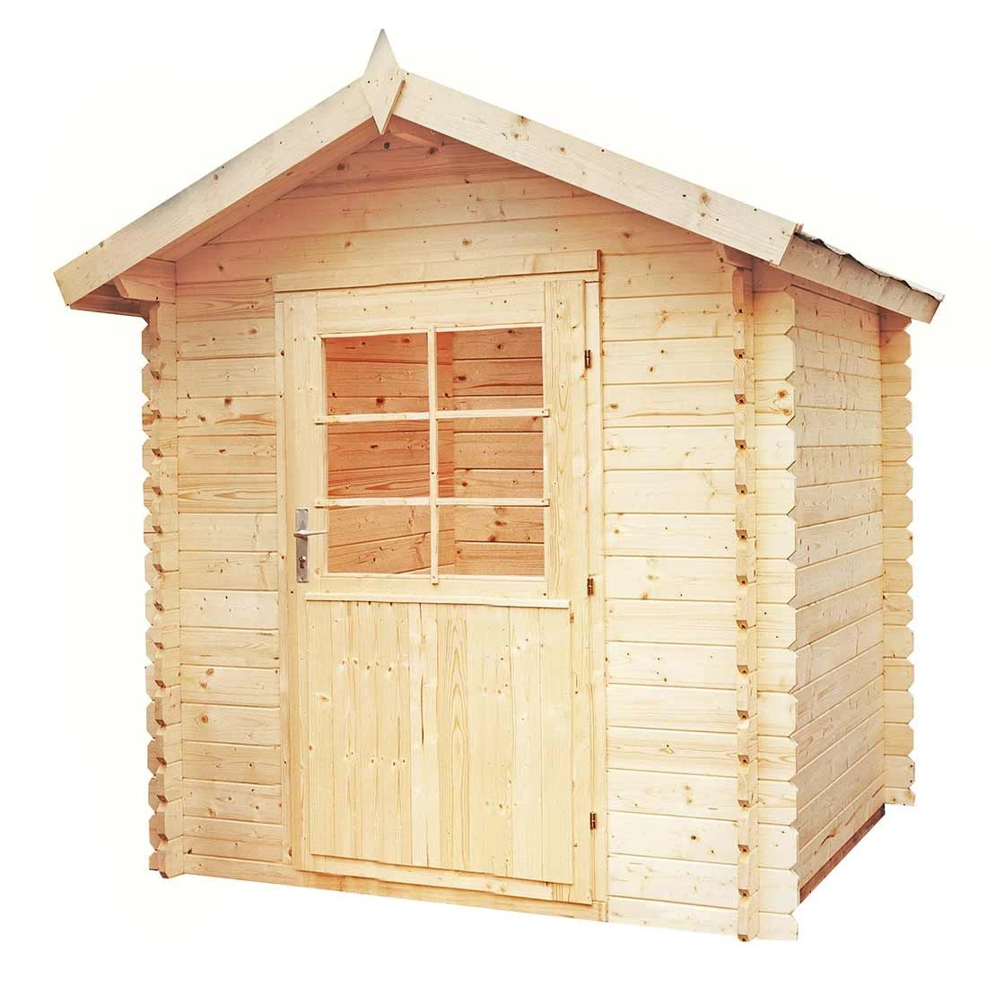 Wolff Finnhaus Max 28 Gartenhaus 180x180cm Mit Einzeltür Natur 1 Wolff Finnhaus Max 28 Gartenhaus 180x180cm Mit Einzeltür Natur