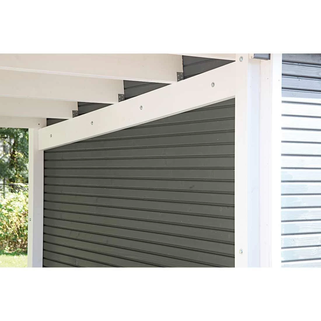 Wolff Finnhaus Relax Lounge C Gartenhaus Mit Anbau Und Rückwand 300 Cm Anthrazit 3 Wolff Finnhaus Relax Lounge C Gartenhaus Mit Anbau Und Rückwand 300 Cm Anthrazit – Bild 3