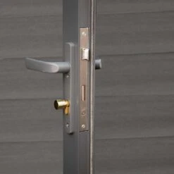 Wolff Finnhaus WPC-Trend D Gartenhaus 287x287cm + Doppeltür Grau -Garten Paradies Verkauf wolff finnhaus wpc trend d gartenhaus 287x287cm doppeltuer 1404824 7