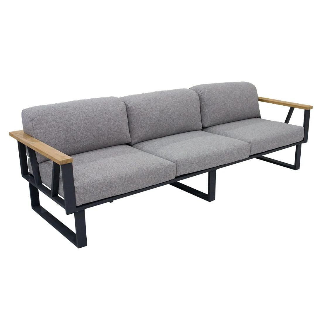 Zebra Belvedere Ecklounge 5-tlg. Edelstahl/Tuvatextil Silber/Tweed Grey 2 Zebra Belvedere Ecklounge 5-tlg. Edelstahl/Tuvatextil Silber/Tweed Grey – Bild 2