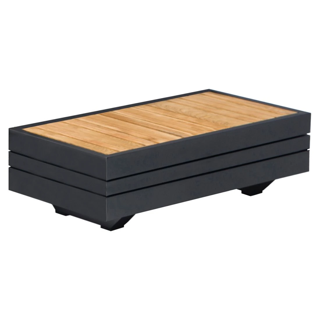 Zebra Cubo Ecklounge 2-tlg. Aluminium/Olefin Graphit/Dunkelgrau 6 Zebra Cubo Ecklounge 2-tlg. Aluminium/Olefin Graphit/Dunkelgrau – Bild 6