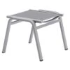 Zebra Fly Hocker Aluminium/Textilene Elegance Grey/Dark Grey