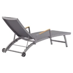 Zebra Fly Gartenliege Aluminium/Textilene Elegance Grey/Dark Grey -Garten Paradies Verkauf zebra fly stapelliege aluminium textilene 1353553 4