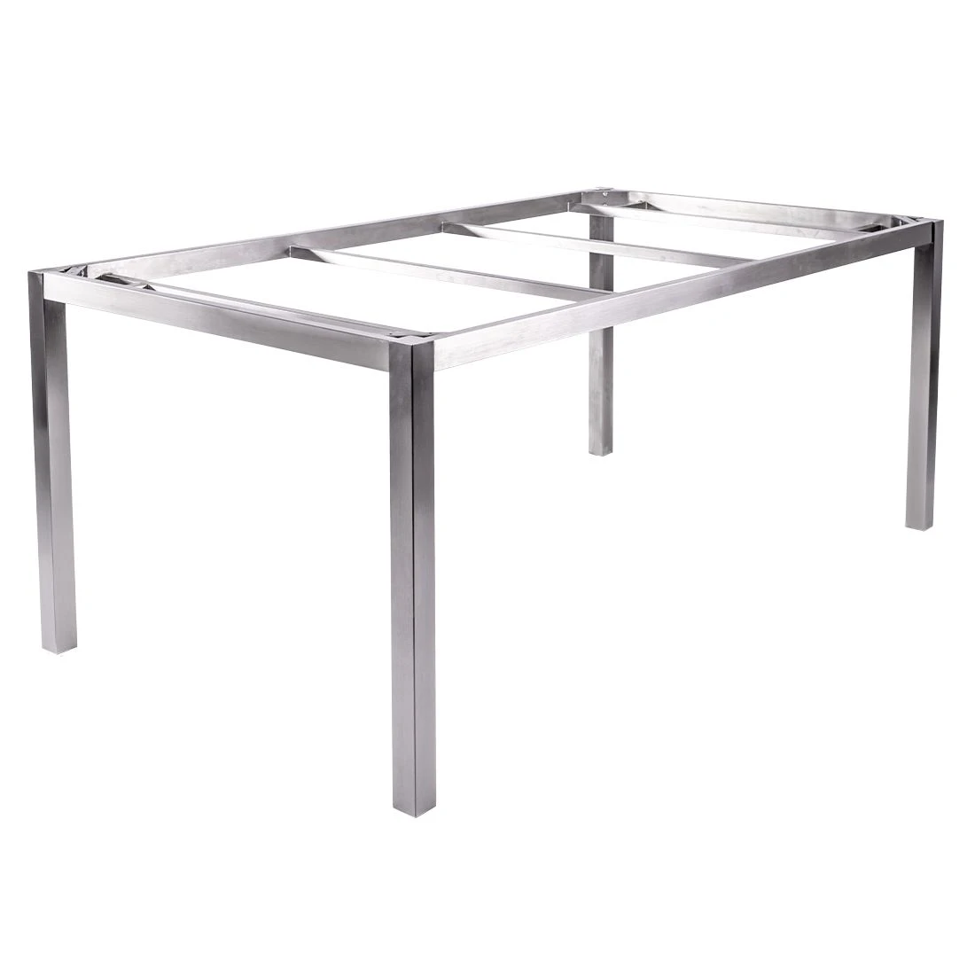 Zebra Opus Gartentisch 210x100cm Edelstahl/HPL Silber/Beton 2 Zebra Opus Gartentisch 210x100cm Edelstahl/HPL Silber/Beton – Bild 2