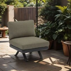 Zebra Sky Loungesessel Aluminium/Sunproof Graphit/Camden Grey